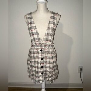 Zara plaid dress nwt size xs